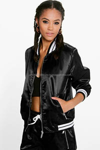 Women Club Style Hot Blank Jacket-Customized Fabric Breathable Bomber Jackets - Product Image 5