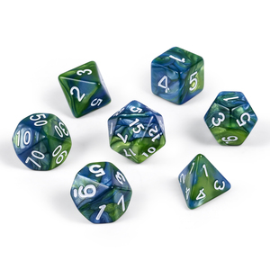 Ensemble de dés RPG personnalisés, vente en gros d'usine, 7 dés polyédriques en acrylique pour D&D, jeux de table Dungeons and Dragons - Product Image 6