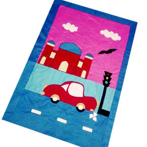 Tapis de prière d'enfants, tapis de prière en 3d coloré, faite à la main, pour les enfants - Product Image 1