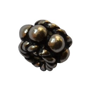 Venta al por mayor de cuentas de Bali de plata de ley oxidada, espaciadores hechos a mano, en oferta con precios al por mayor - Product Image 1