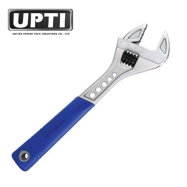 Taiwan Made High Quality Professional Wider Jaw Opening Patented Adjustable Wrench Spanner
