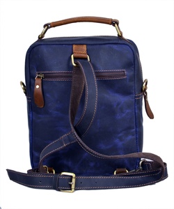 Mochilas de cuero Satchel Bags bolso cruzado de hombre para la Oficina diaria y uso de viaje - Product Image 4