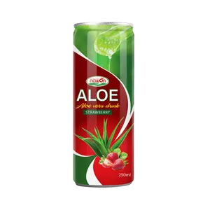 250ml NAWON 원래 알로에 베라 음료 딸기 맛 열대 과일 주스 알로에 베라 마시는 물 알로에 베라 순수