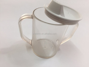 Taza Tritan de Grado Alimenticio OEM con 2 Asas, Fácil de Usar para Personas Mayores - Modelo WE601 - Product Image 5