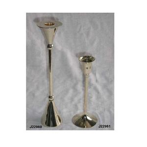 Nordic Design Cast Brass Taper <b>Candle</b> <b>Holder</b> with <b>Mirror</b> Polish for Christmas and Wedding Party Table Decor - Product Image 6