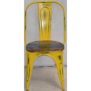 Silla de comedor de Metal de estilo Industrial Retro moderna ligera oficina en casa económico café al aire libre apartamento muebles para el hogar - Product Image 4