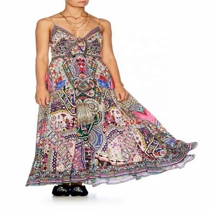 Kurta Recta con Estampado Digital / Kaftan para Fiestas / Kaftan con Estampado Digital para Uso Diario para Mujer - Product Image 3