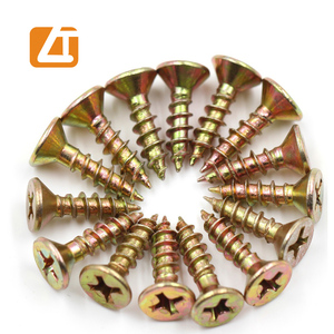 Pozi ổ đĩa Kép Đôi chìm đầu kẽm màu vàng ván vít spax vít 4x30 - Product Image 2