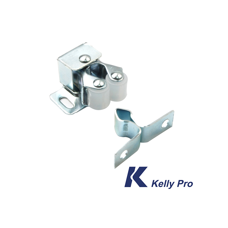 Двойные роликовые Пружинные дверные Захваты шкафа роликовый упор