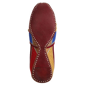 รองเท้าหนังแท้ทำมือสไตล์วินเทจแบบปัญจาบ - Product Image 3