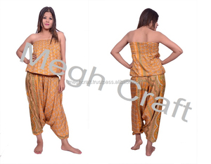 Robe longue décontractée de maternité pour femmes de style indien Bollywood-Design licou respirant écologique-Combinaison - Product Image 3