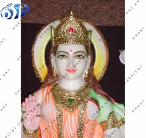 Mármol blanco Sita Ram Estatua diosa tallada a mano Ram estatua y SITA estatua