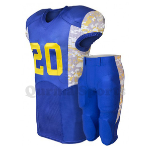 Personalizado último diseño de fútbol americano Jersey práctica pantalón uniformes hombres sublimación niños pantalones cortos OEM personalizado Spandex Logo edad - Product Image 1