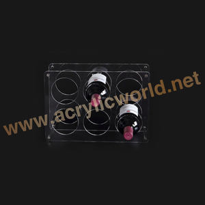Estante acrílico para vino, estante de exhibición para vino, venta al por mayor - Product Image 1