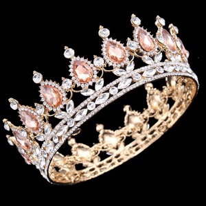 Couronne diadème en argent, spectacle personnalisé avec diamant, nouvelle conception, vente en gros, - Product Image 3
