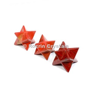 Étoile de Merkaba en Agate Gravée et Sculptée, Pierre de Guérison, Décoration Feng Shui pour la Maison - Product Image 1