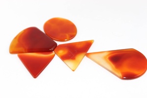 AAA grado alta calidad 5 piezas Natural rojo ónix piedras preciosas sueltas hermosos cabujones con parte posterior plana suave Multi-forma al por mayor - Product Image 6