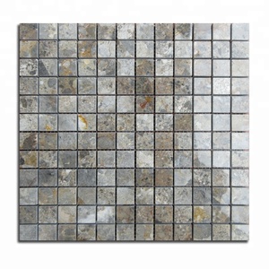 Azulejos de suelo de pared cuadrados de mosaico de piedra de mármol Multicolor clásico moderno para apartamento decoraciones de piscina externa características de parquet - Product Image 1