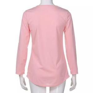 Camiseta Informal de Otoño-Primavera para Mujer, Elegante, con Cierre, Manga Larga, Colección de Camisas para Mujer, Hecho en Bangladesh, India - Product Image 2