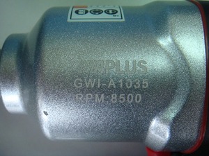 APLUS-Llave de impacto de aire de 3/4 pulgadas, carcasa compuesta, par máximo de Nm 881 (650 Ft-lb), capacidad de perno M16, 1 año de garantía, OEM," - Product Image 5