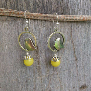 Pendientes de abalorio de ónix de plata alemana a la moda para mujer, joyería de aleación de cobre a la moda para bodas, fiestas y regalos - Product Image 1