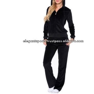 De terciopelo de las mujeres trajes de chándal de terciopelo - Product Image 6