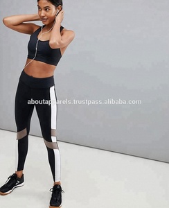 แฟชั่นผู้หญิงตาข่ายโยคะเลกกิ้งขายส่งราคาถูกกางเกงกีฬาสุภาพสตรี,การฝึกอบรมบล็อกสีไนลอนระบายอากาศถุงน่องและเลกกิ้ง - Product Image 3