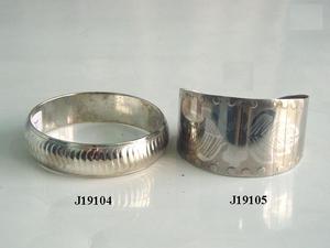 Bracelets en laiton fini argent antique de haute qualité Bracelets indiens en métal Bracelets de bijoux de mode plaqués argent Bracelets femmes - Product Image 2