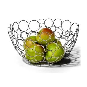 Nouveau Style métal panier de fruits plateau de service dessus de Table décorations de mariage décoratives pour la maison stockage pratique bol de fruits - Product Image 1