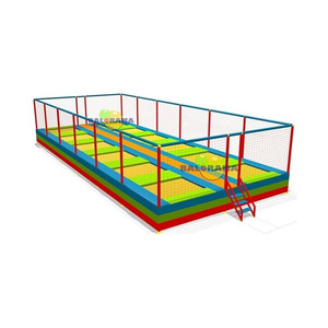 Trampoline parc commercial, 12 lit, pour trampoline - Product Image 1