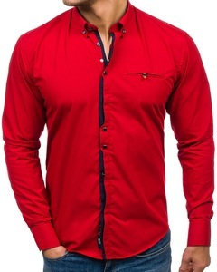 เสื้อเชิ้ตผู้ชายแขนยาวสีขาว รุ่นปี 2021 ผ้าใยไผ่ 100% กระดุมเขาสัตว์ ปกคอเสื้อพับได้ รีดง่าย ไม่ยับ - Product Image 4