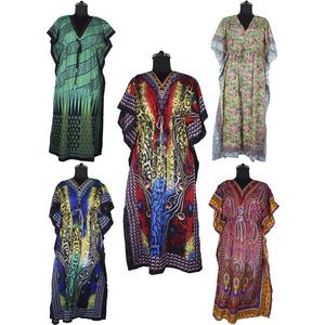 Increíble Abaya y Kaftán Largo de Algodón con Cintura Baja, Estilo Indio, Tallas Grandes, Venta al por Mayor - Product Image 1