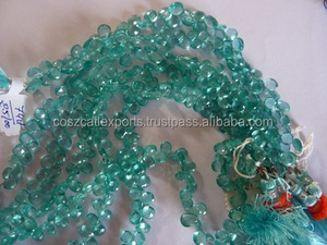 Perles en vrac Apatite Quartz perles cristaux pierres de guérison pierre précieuse pour la fabrication de bijoux couleur néon - Product Image 2