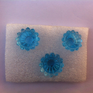 Cuencos de piedras preciosas de Topacio Azul Colección de piedras naturales - Product Image 2