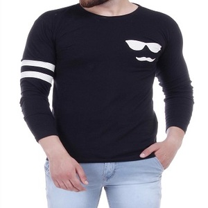 High quality long sleeve white oversized screen printing t shirt for men - Product Image 4