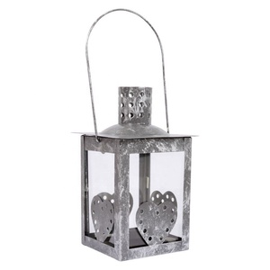 Luces de linterna de cobre de estilo marroquí, luz de té desgastada, decoración navideña para el hogar, candelabros de Metal de cobre gris, velas - Product Image 6