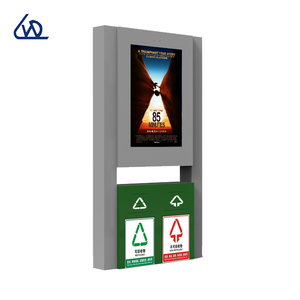 Ngoài trời Tùy Chỉnh LCD <span class=keywords><strong>kiosk</strong></span> <span class=keywords><strong>double</strong></span> side 48 inch không thấm nước kỹ thuật số Thùng rác quảng cáo với năng lượng mặt trời màn hình quảng cáo - Product Image 2