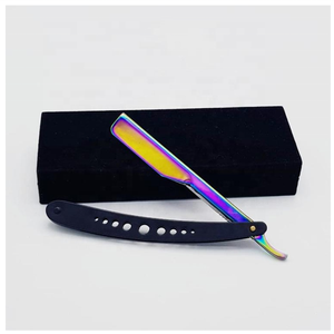 High quality Multi color Barber straight razor with <b>swing</b> lock - Product Image 2