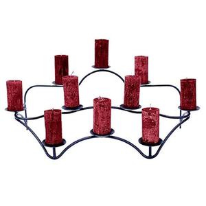 Bougeoir votif en métal pour mariages, patio, cuisine, salle à manger et tables basses - Product Image 1