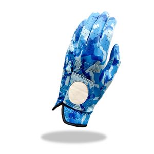 Women's High Quality Custom Grey Camouflage Golf Gloves Best Quality <b>Leather</b> <b>Product</b> - Product Image 2