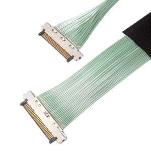 Connettore a 2 Pezzi con Passo 0,5mm Kel SSL20-20SB Cavo Micro Coassiale per Apparecchiature di Sicurezza - Product Image 1