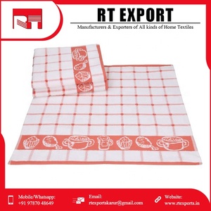 Serviette de cuisine de conception personnalisée la plus vendue de qualité supérieure 100% coton avec marque privée - Product Image 2