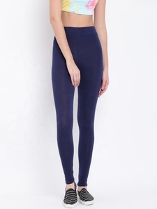 Mallas de Yoga para gimnasio informales de cintura alta XL para mujer, tela de punto sin costuras para entrenamiento deportivo elástico de nailon transpirable - Product Image 2