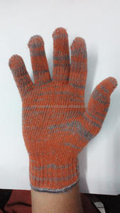 Gants de protection jetables anti-chaleur en coton tricoté de calibre 7 de camouflage de couleur mélangée de taille XL - Product Image 2