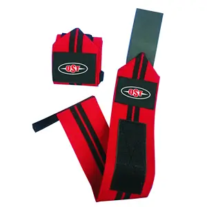 Gym Workout Fitness Weight Lifting Wrist Support Wraps Gymnastic Strength Training Wraps accept Customer Logo and Design