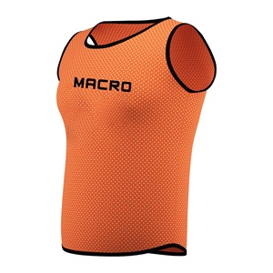 Camiseta deportiva de malla con estampado de logotipo personalizado, chaleco de entrenamiento de fútbol reversible - Product Image 3