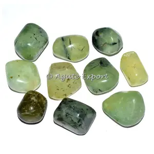 Best Exporter Prehnite Tumbled Stones in gujarat