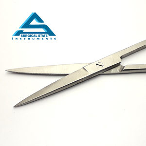 กรรไกรผ่าตัดตรงคม14ซม. รากฐานของเครื่องมือผ่าตัด - Product Image 4