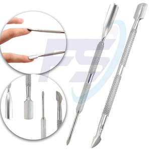 Limpiador de cutículas profesional, removedor y cortador de cutículas de acero inoxidable, juego de herramientas de manicura al por mayor - Product Image 3