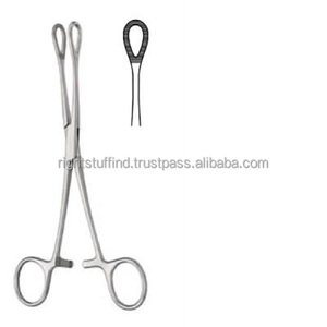 Forceps de esponja médica de acero inoxidable, BOB Foerster (balancín), 18cm, recta - Product Image 1
